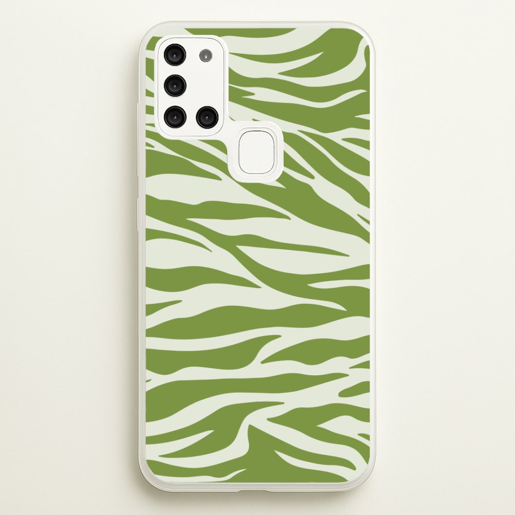 Abstract Green Print Phone Case