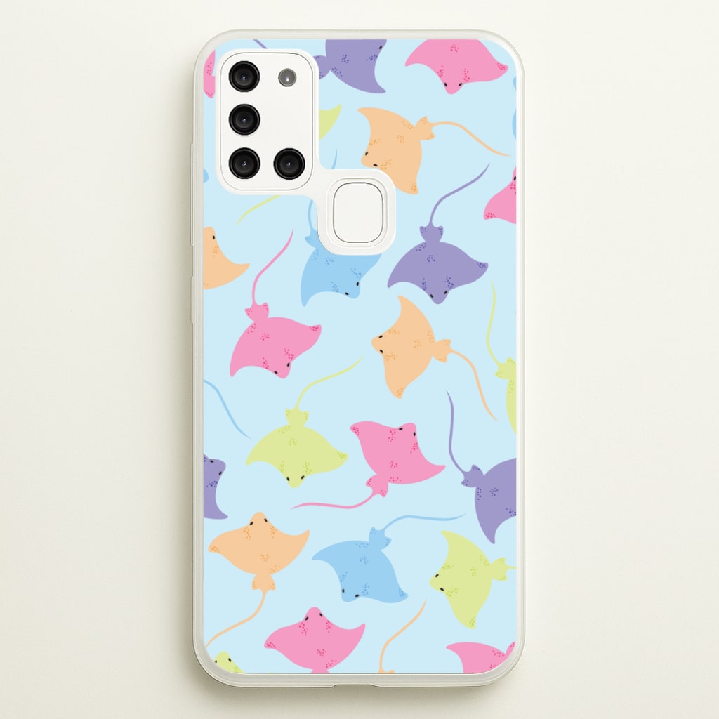 Multi Coloured Sting Ray Pattern - Sealife Phone Case