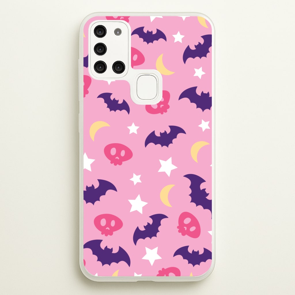 Skull, Bats And Stars Pattern Phone Case