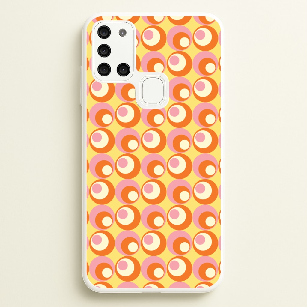 Colourful Circles Retro Pattern Phone Case