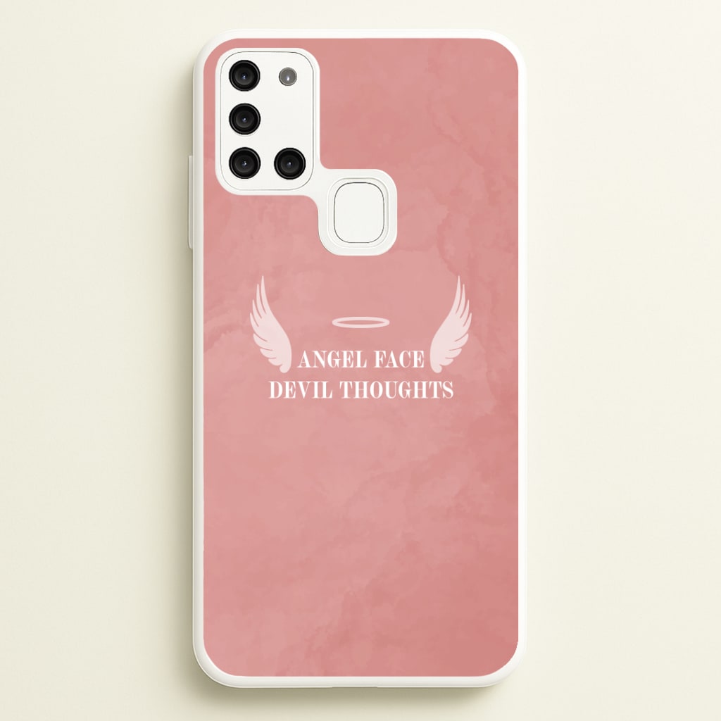 Angel Face Devil Thoughts Phone Case