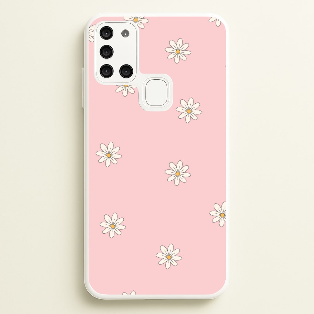 Dusty Pink Daisy Pattern Phone Case