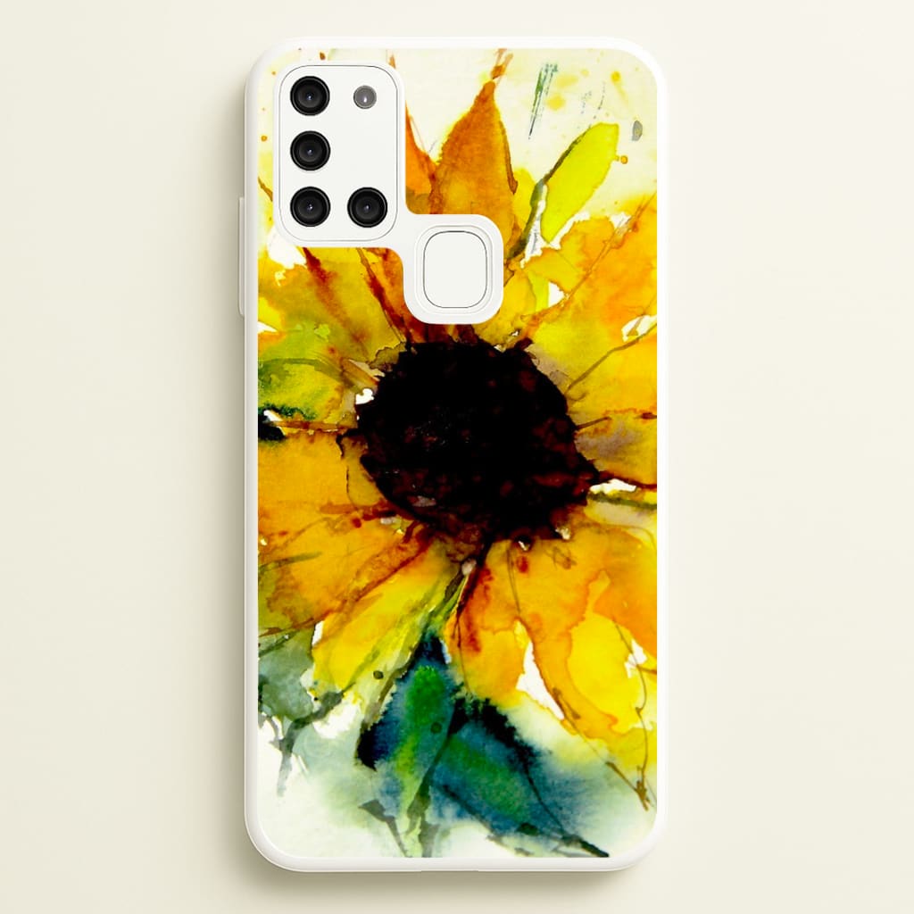 Watercolour Sunflower Phone Case
