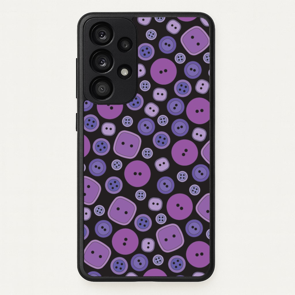Button Pattern Phone Case
