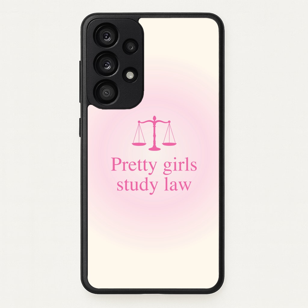 Pretty Girls Study Law Phone Case