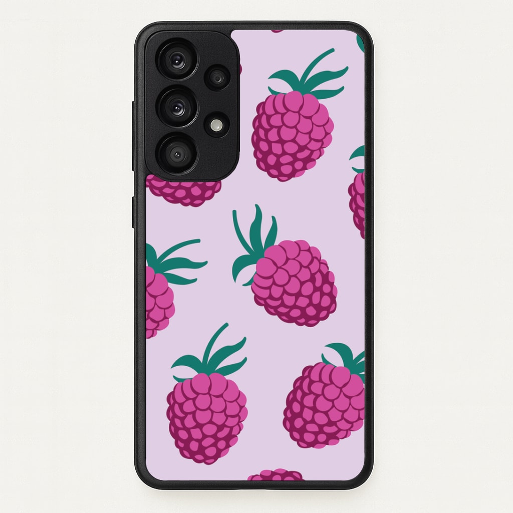 Rasberries - Fruit Patterns Phone Case