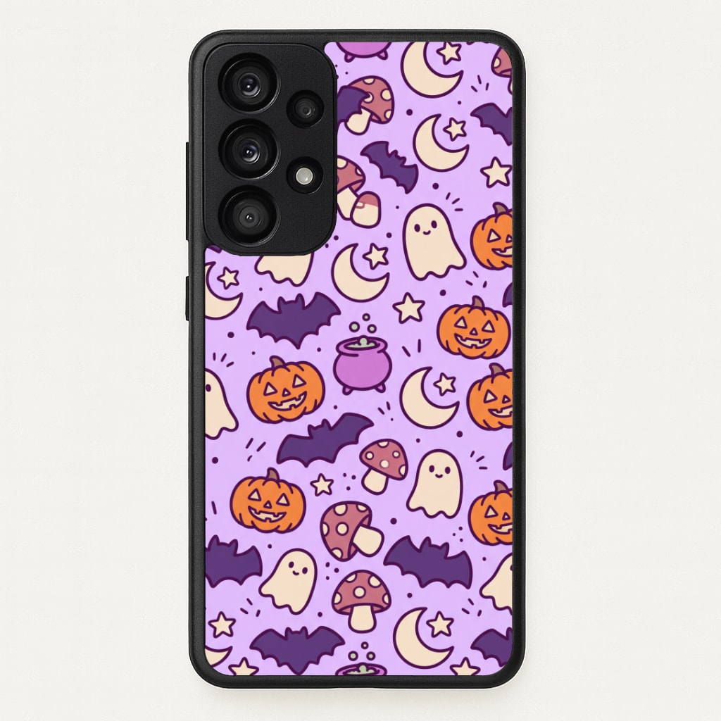 Lilac Witchy Doodles Phone Case