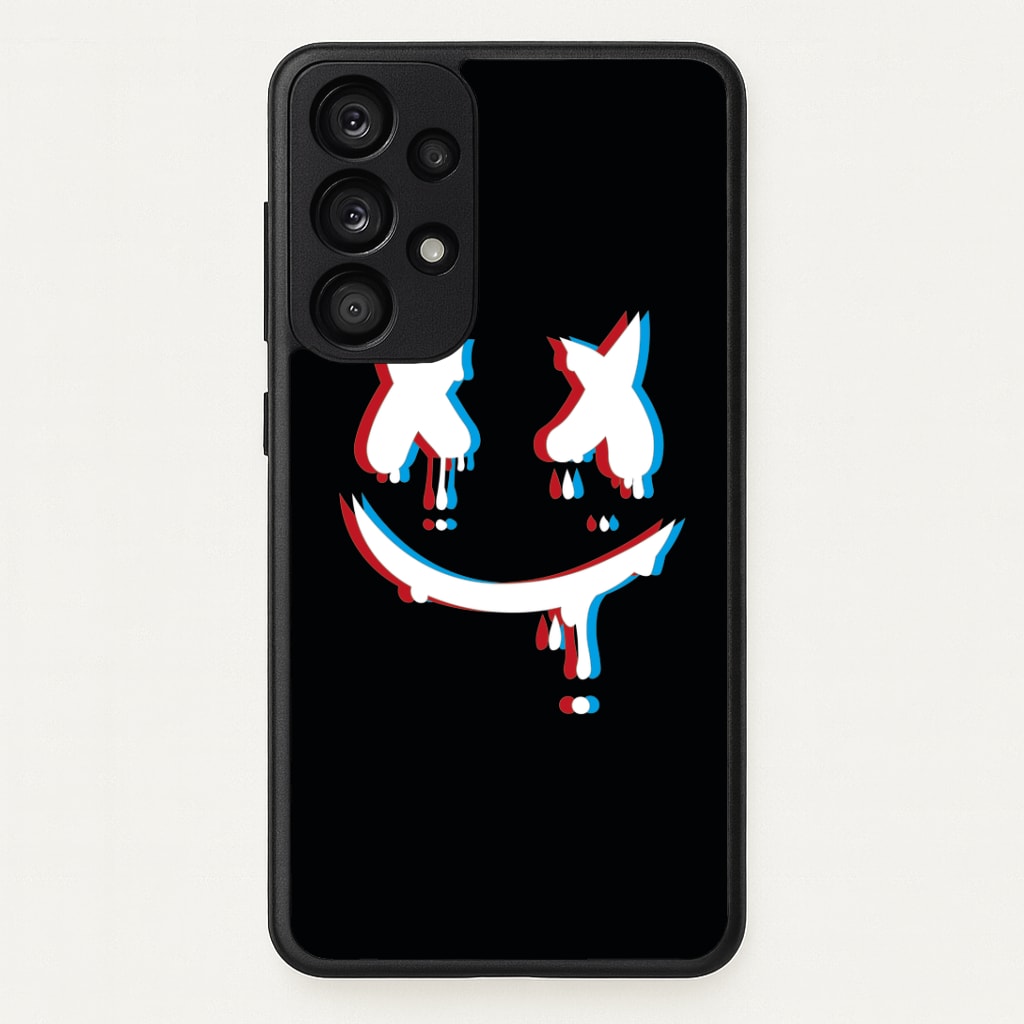 Blue Blur - White Helmet DJ Phone Case