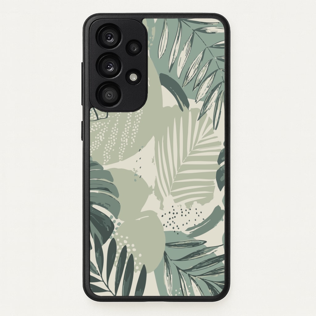Green Leaf Pattern - Foliage Phone Case