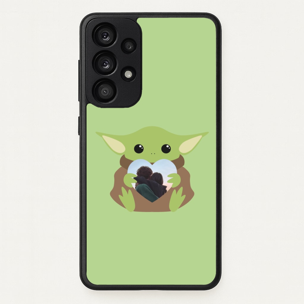 Baby Yoda - Personalised Couples Phone Case