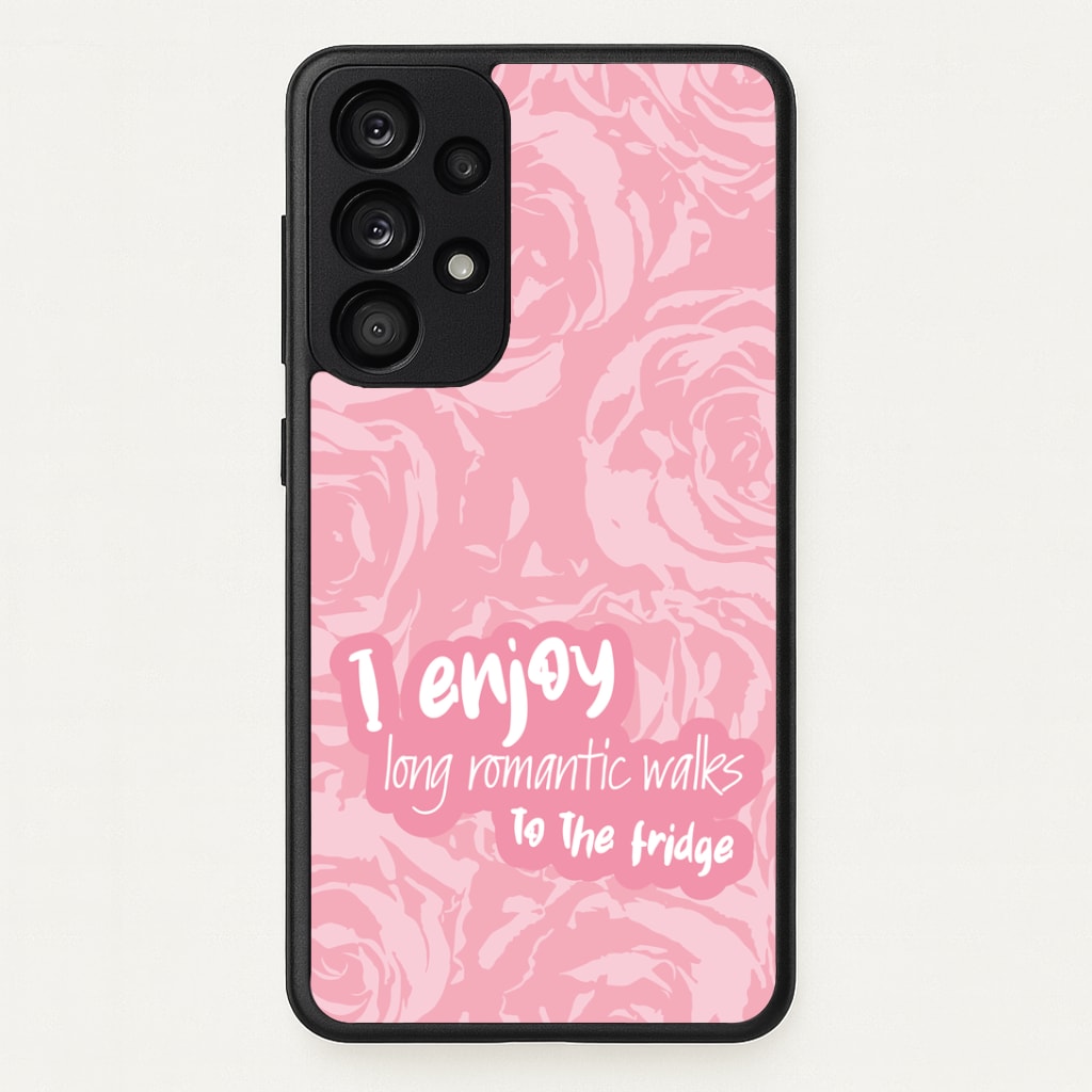 I Enjoy Long Romantic Walks - Funny Quotes Phone Case