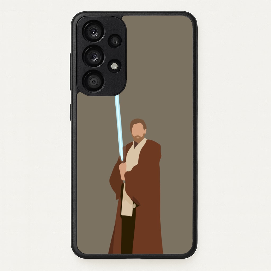 Kenobi Blue Lightsaber Phone Case