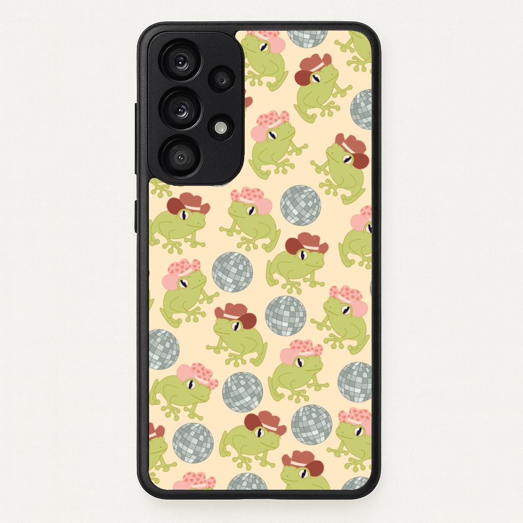 Frogs With Cowboy Hats - Western Phone Case