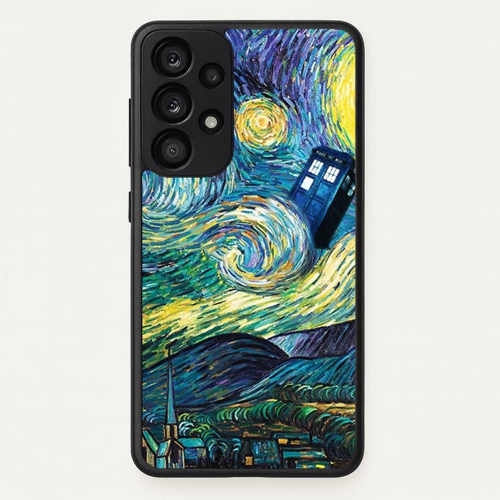 Starry Night Tardis Phone Case