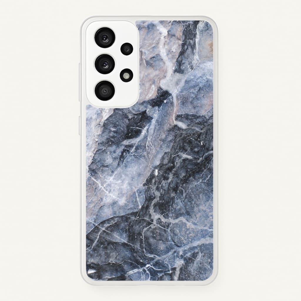 Grey and White Marble Phone Case