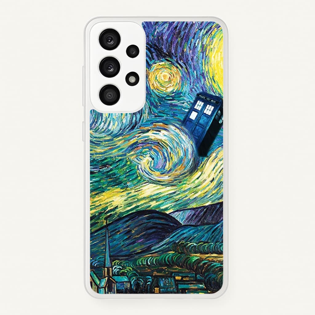 Starry Night Tardis Phone Case