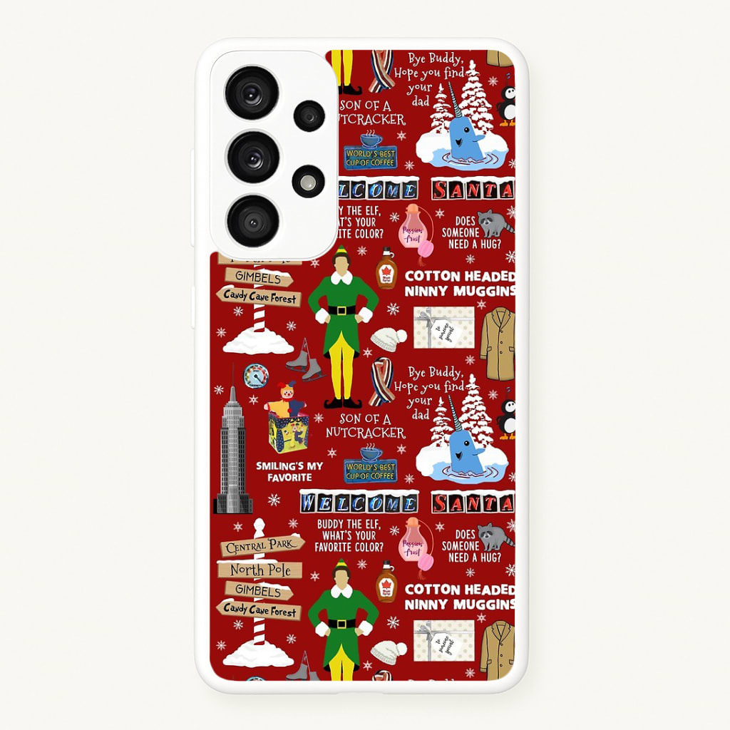 Red Elf Pattern Phone Case