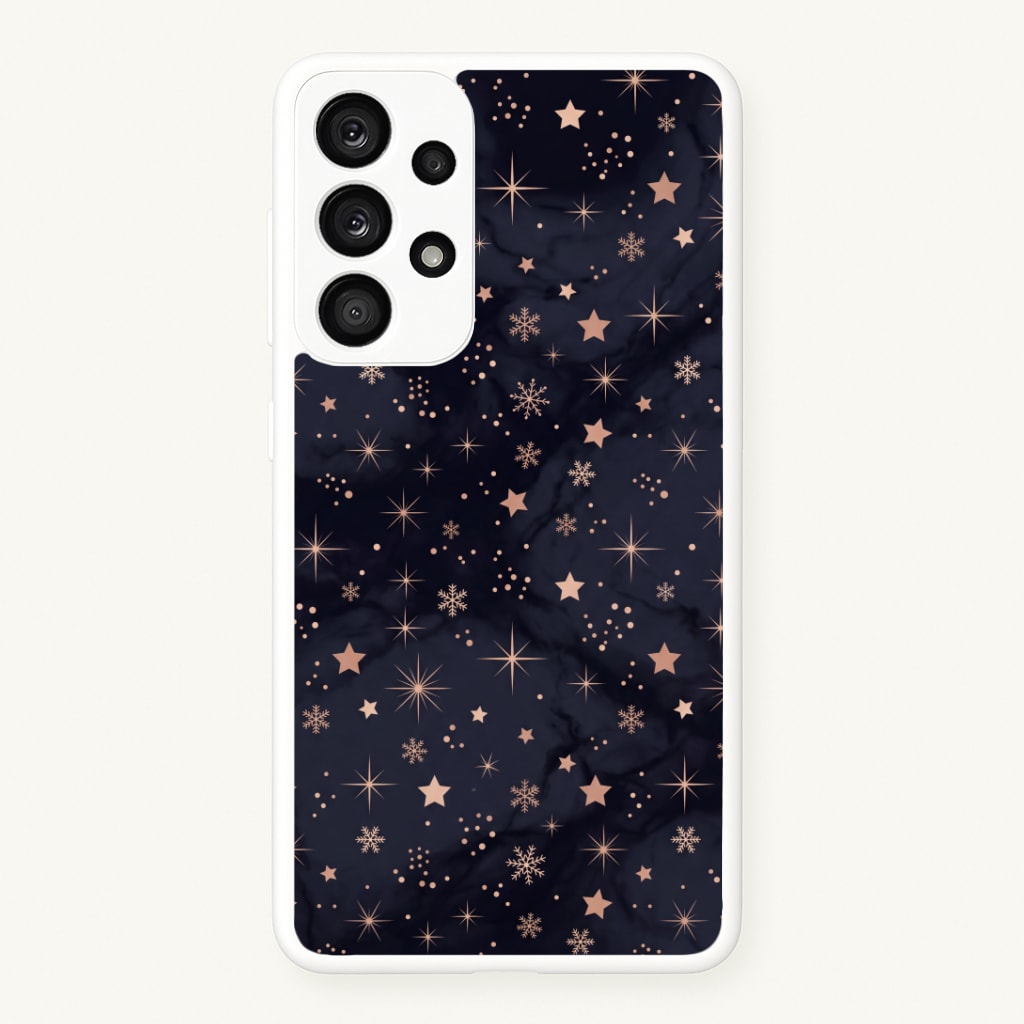 Midnight Frost Stars Phone Case