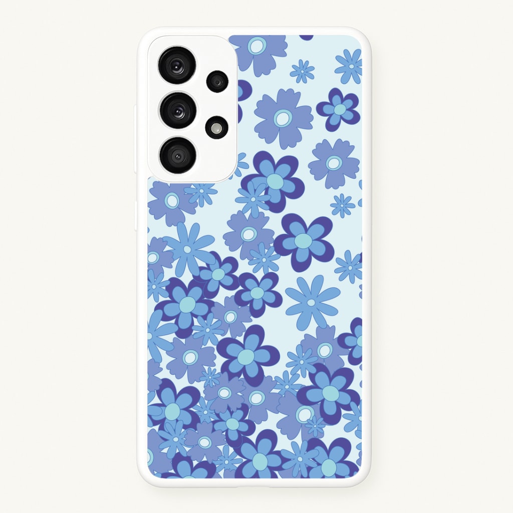 Blue Flowers - Floral Patterns Phone Case