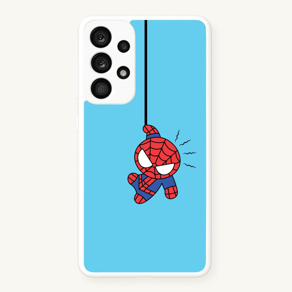 Blue Hanging Spider Hero Phone Case