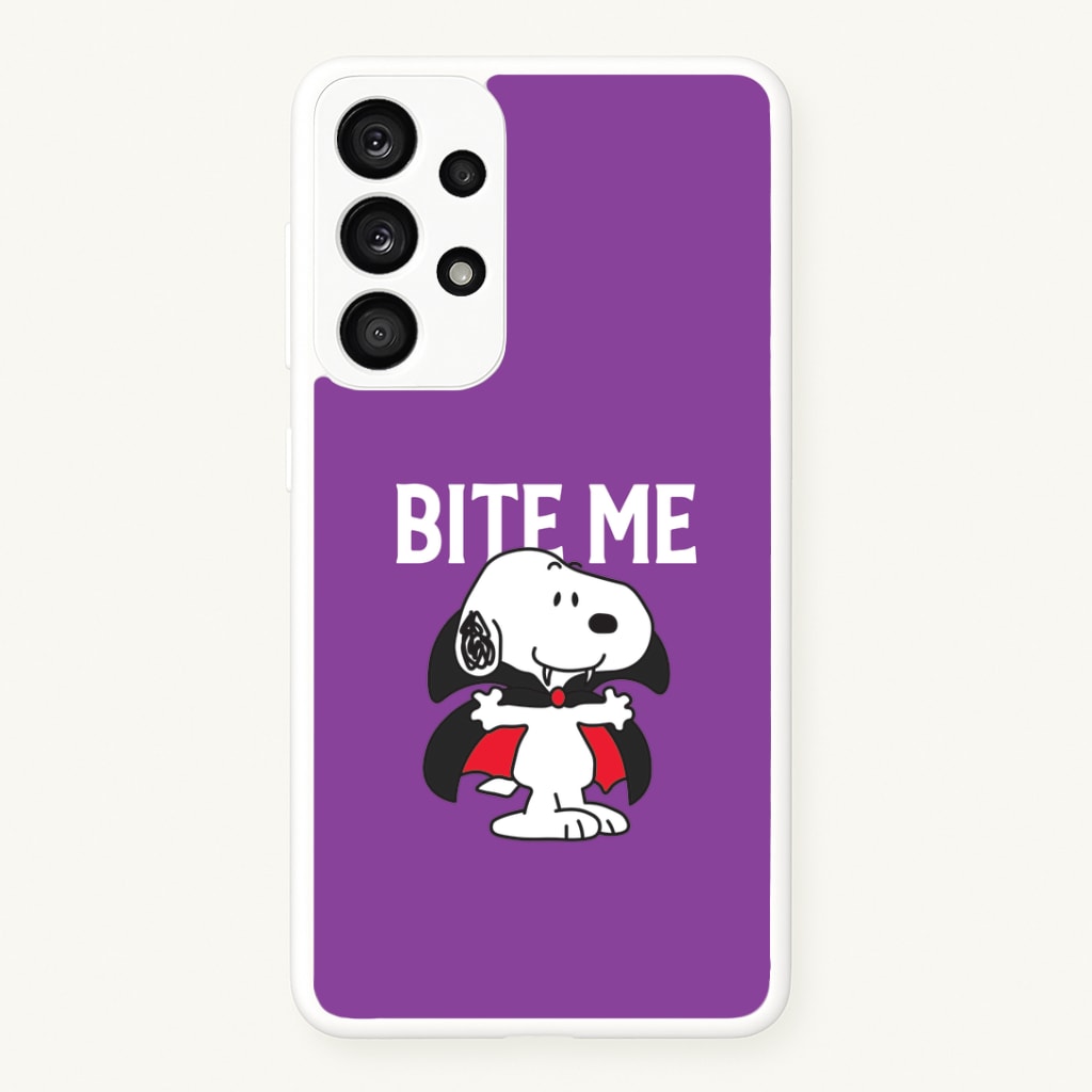 Bite Me Cartoon Beagle Phone Case