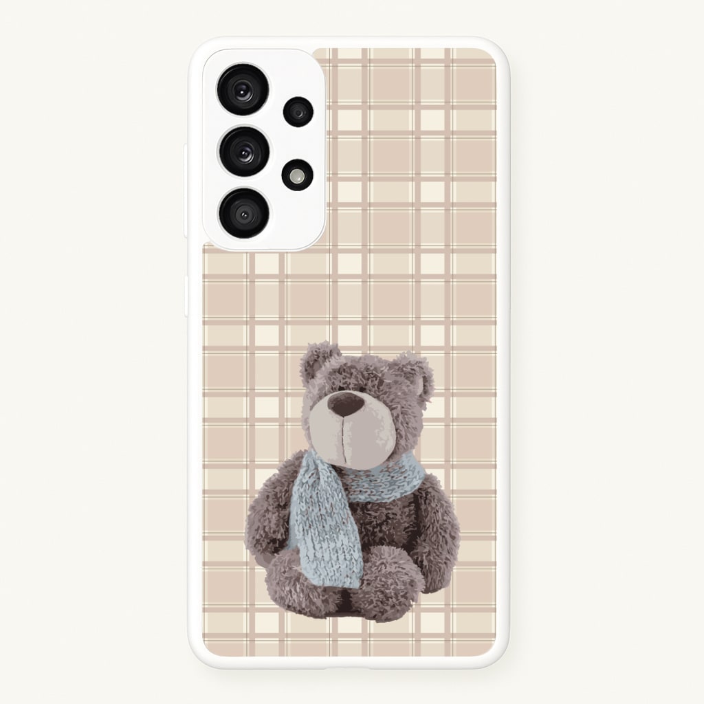Tartan Teddy Bear Phone Case