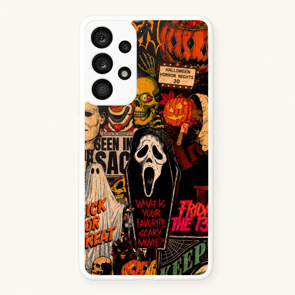 Horror Movie Sticker Collage Phone Case