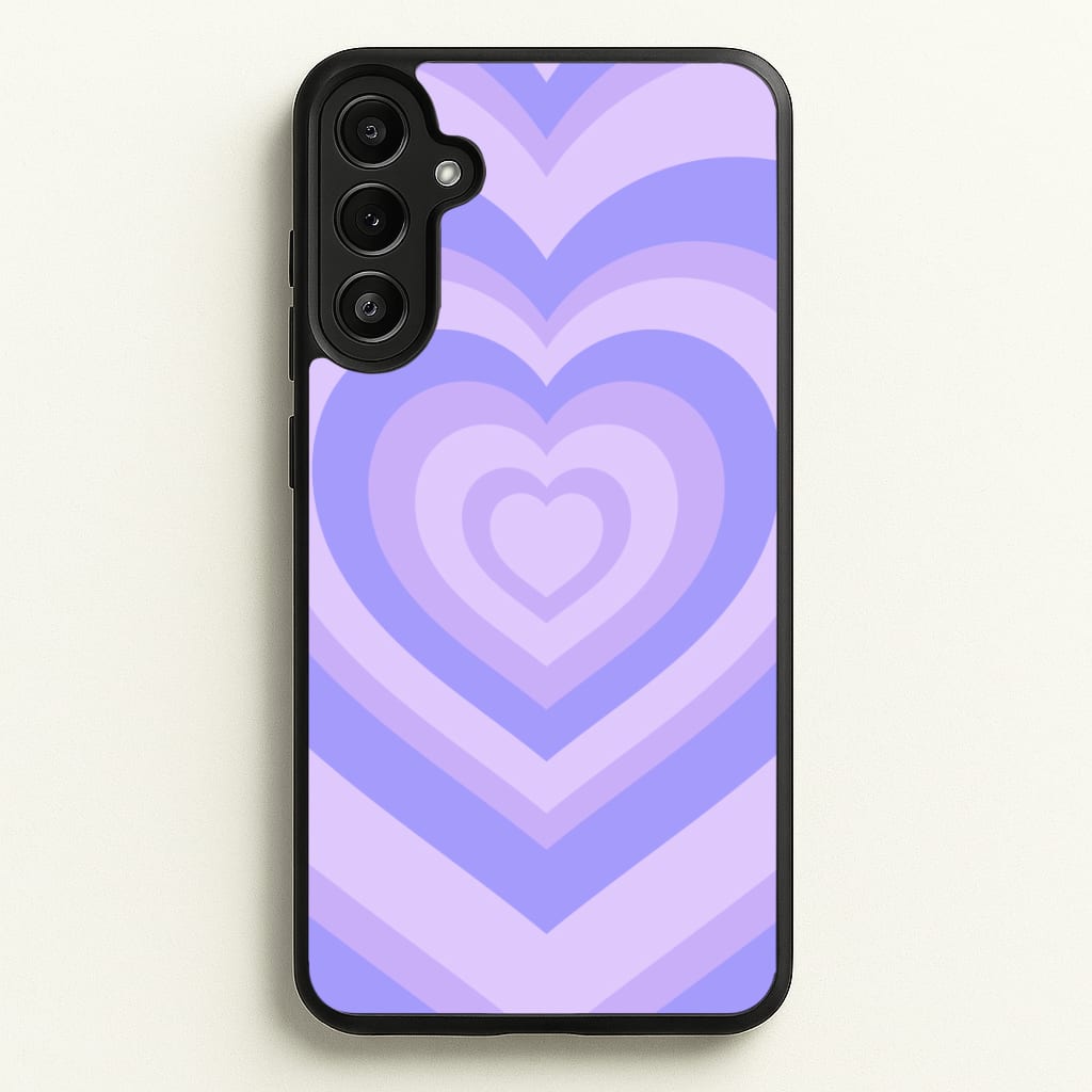 Purple - Colourful Hearts Phone Case