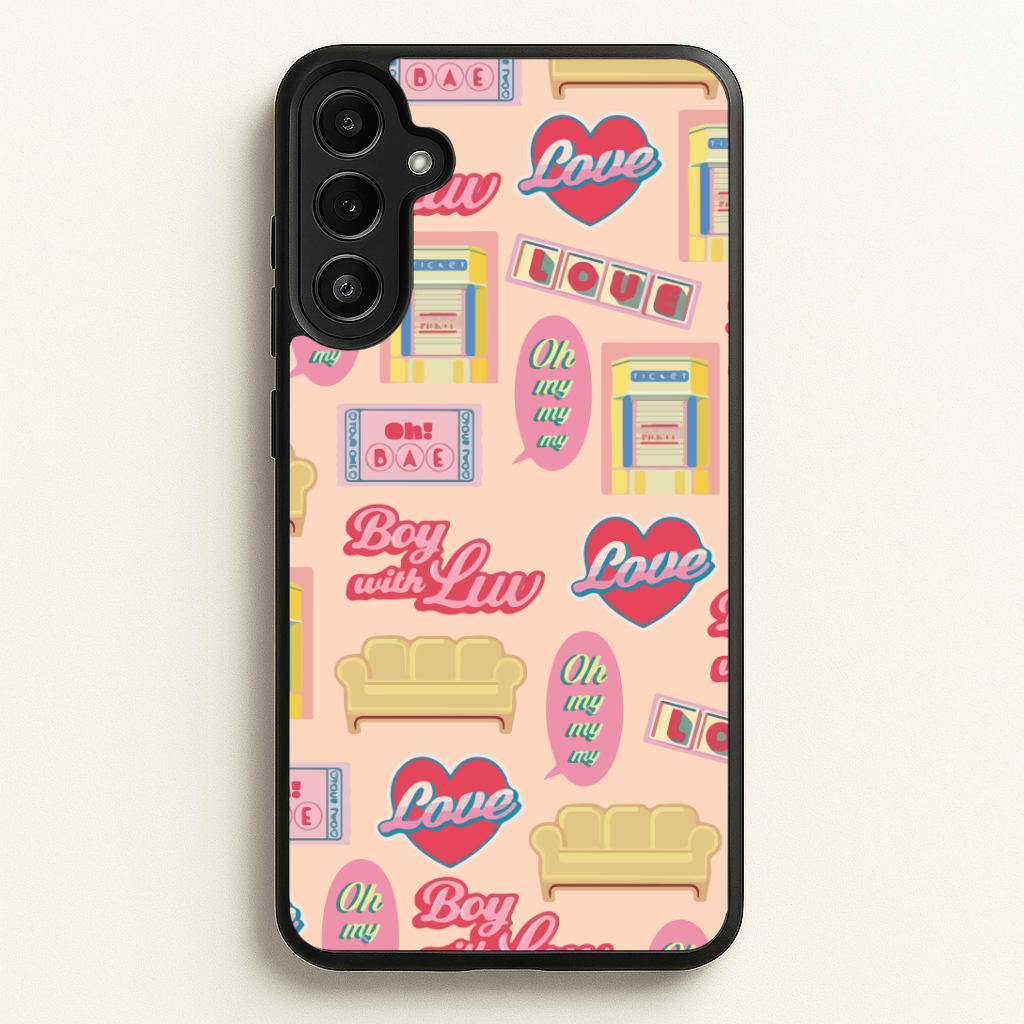 K-Pop Band Icon Pattern Phone Case