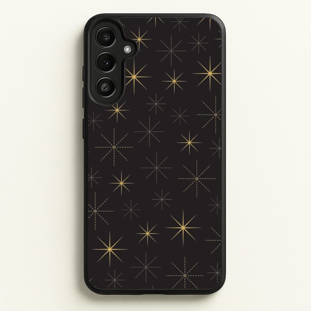 Christmas Gold Stars Pattern Phone Case
