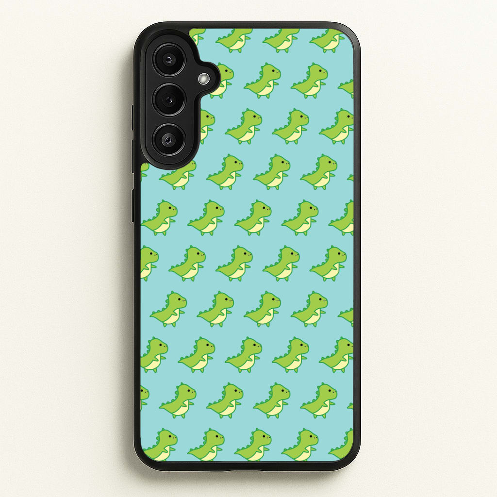 Green Dinosaurs Pattern - Dinosaurs Phone Case