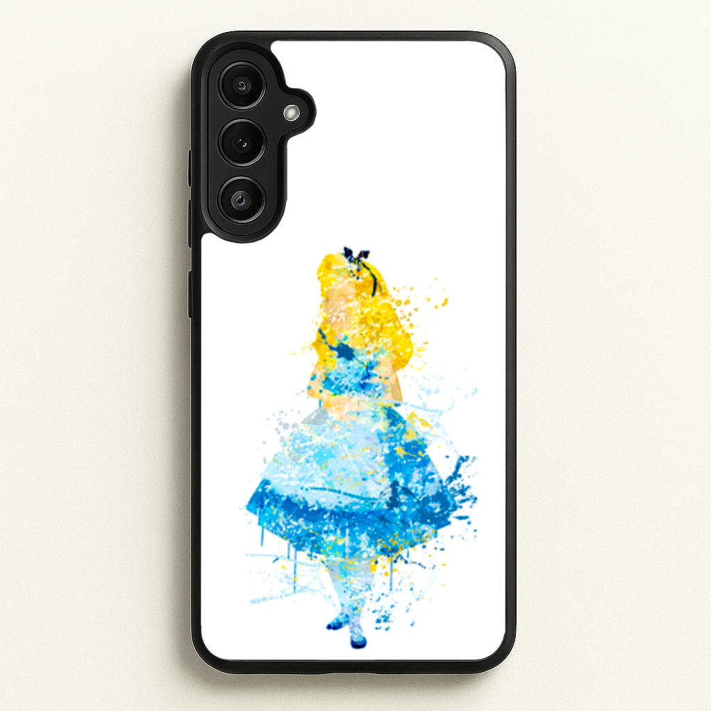 Watercolour Alice in Wonderland Fairytale Phone Case