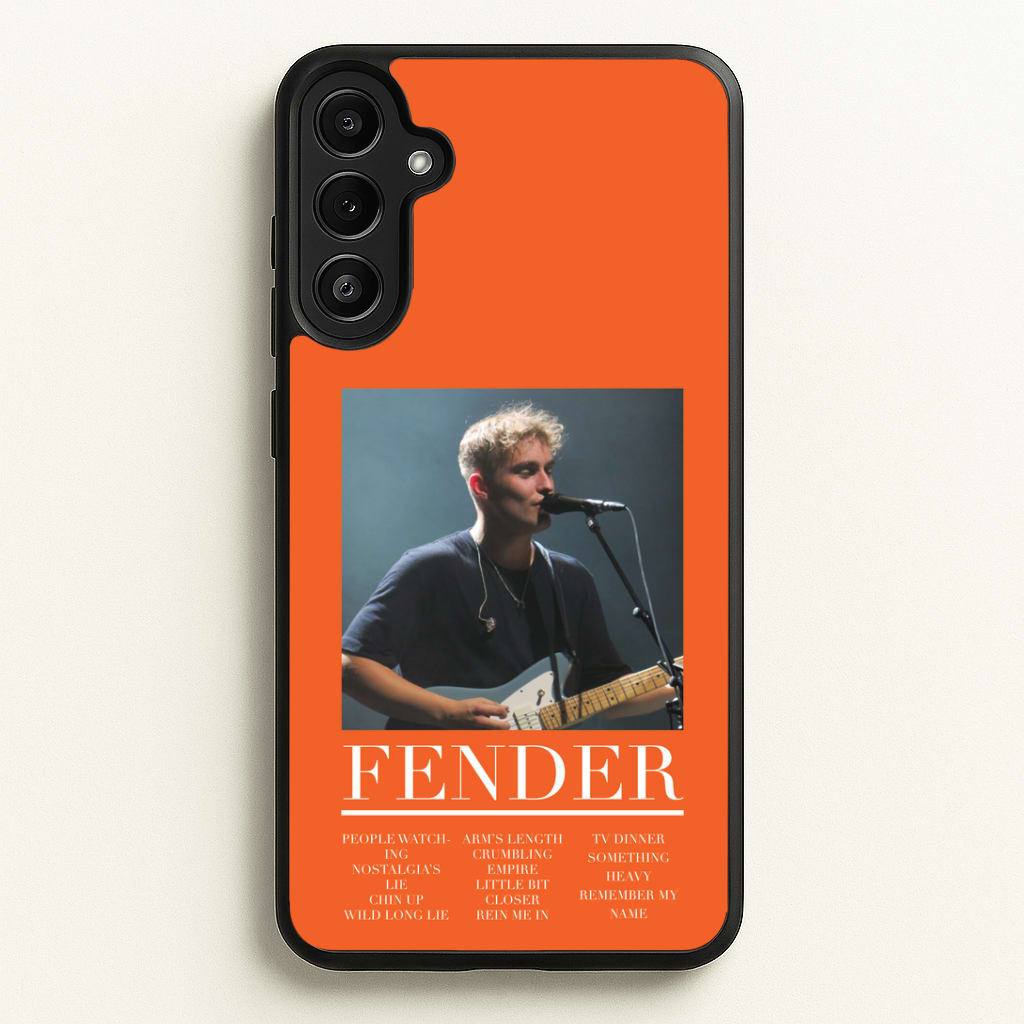 Fender Orange Song List Phone Case