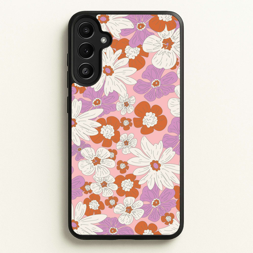 Retro Flowers - Floral Patterns Phone Case