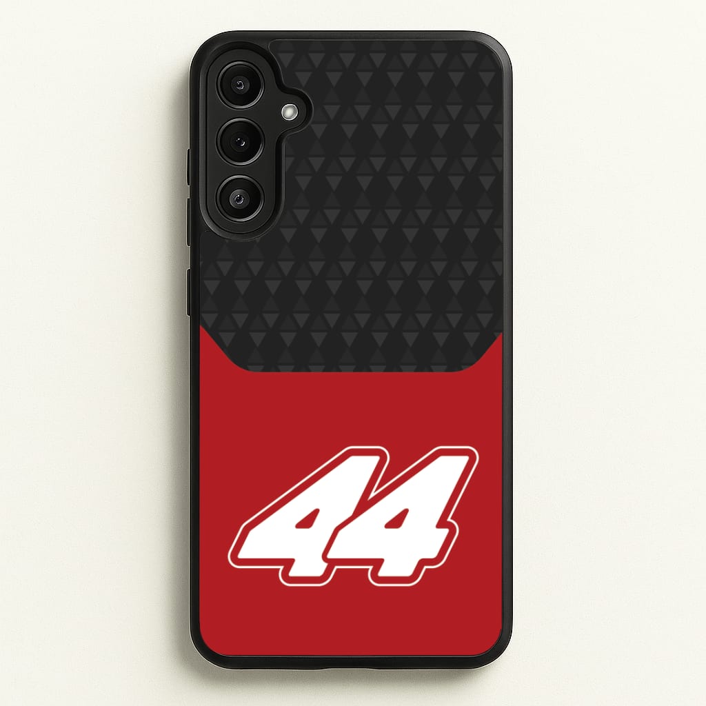 Red And Gray 44 Phone Case