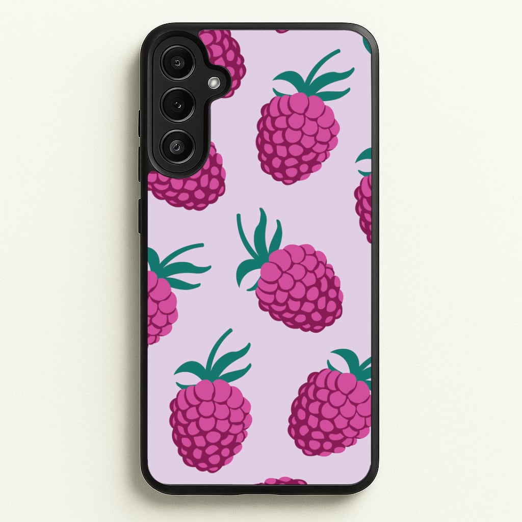 Rasberries - Fruit Patterns Phone Case