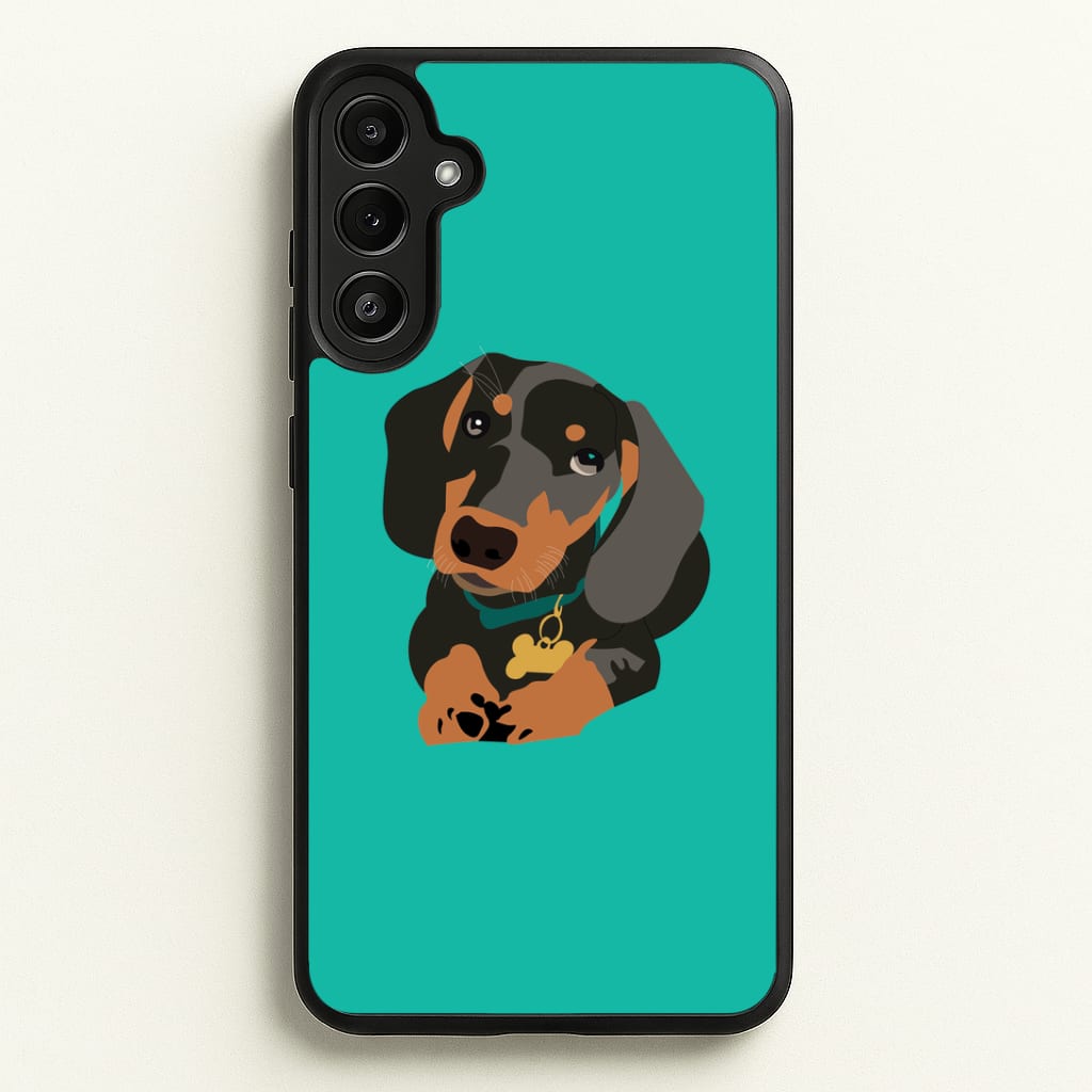 Black & brown - Dachshunds Phone Case