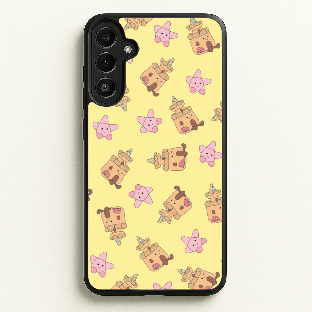 Sandcastles And Stars Pattern Phone Case
