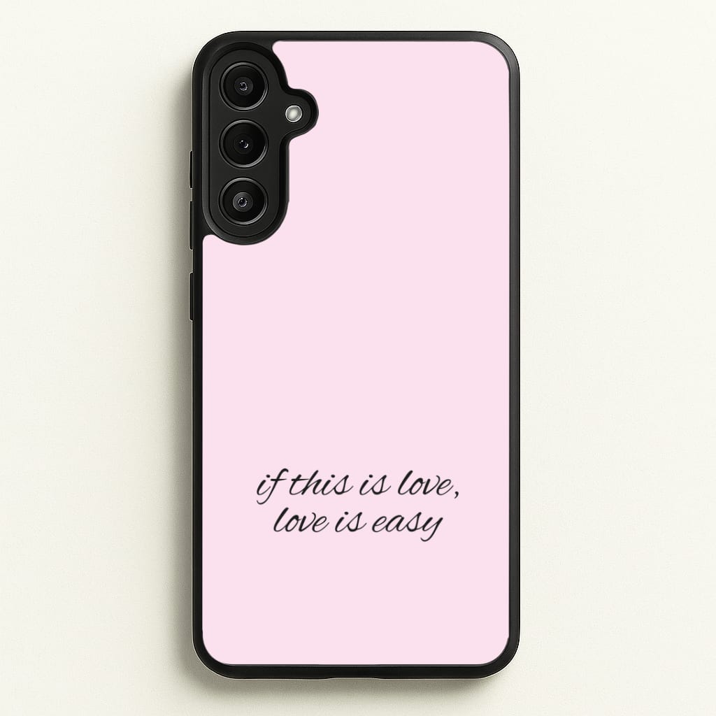If This Is Love, Love Is Easy - McBand Phone Case