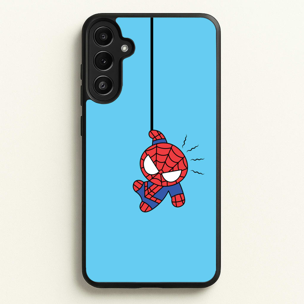 Blue Hanging Spider Hero Phone Case