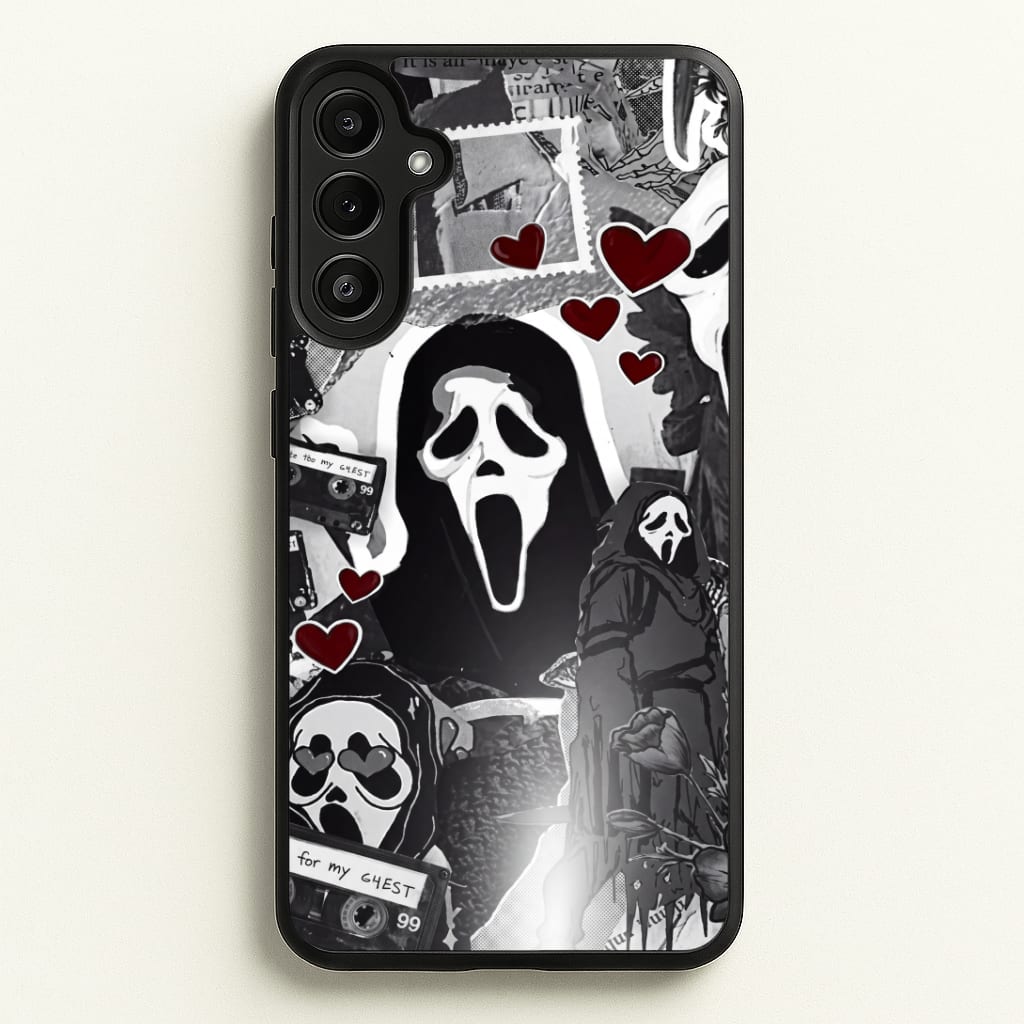 Monochrome Scream Collage Phone Case