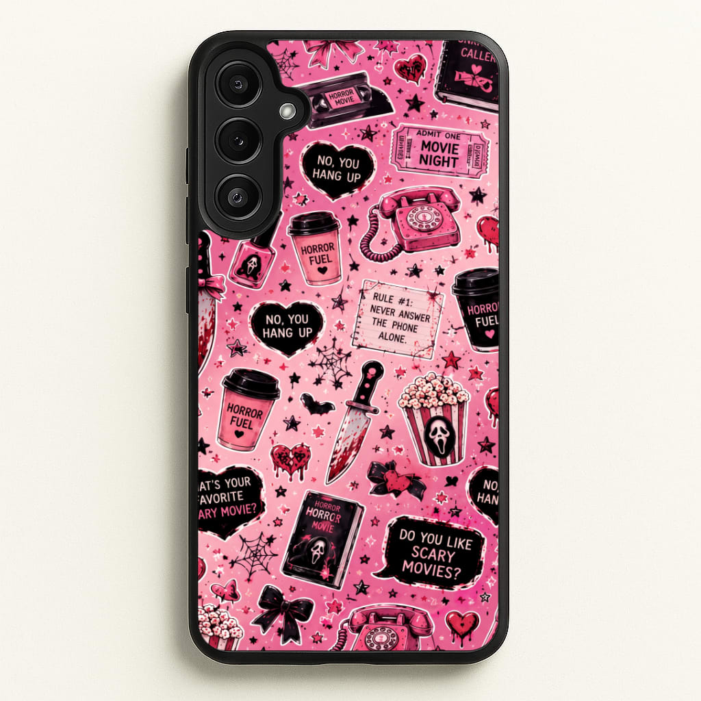 Horror Movie Pink Pattern Phone Case