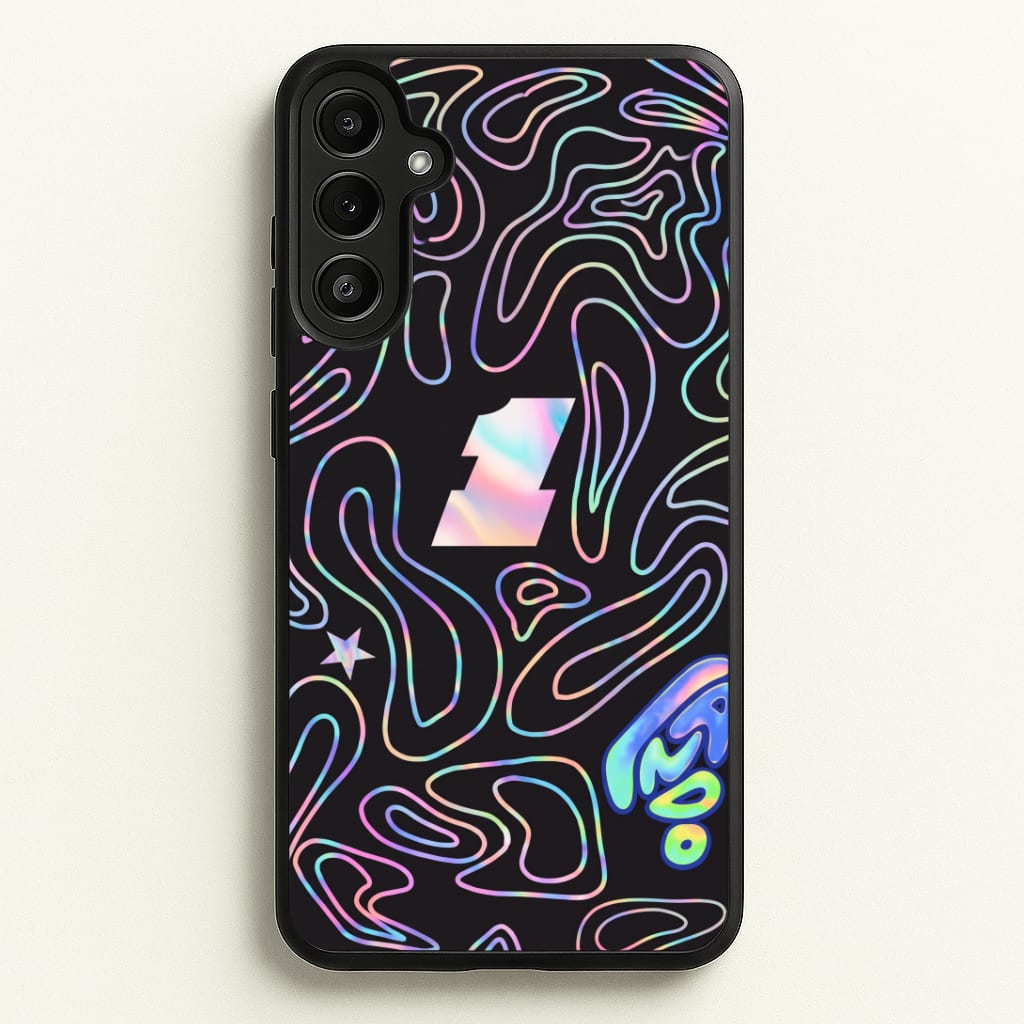 Black and Neon Norris Phone Case