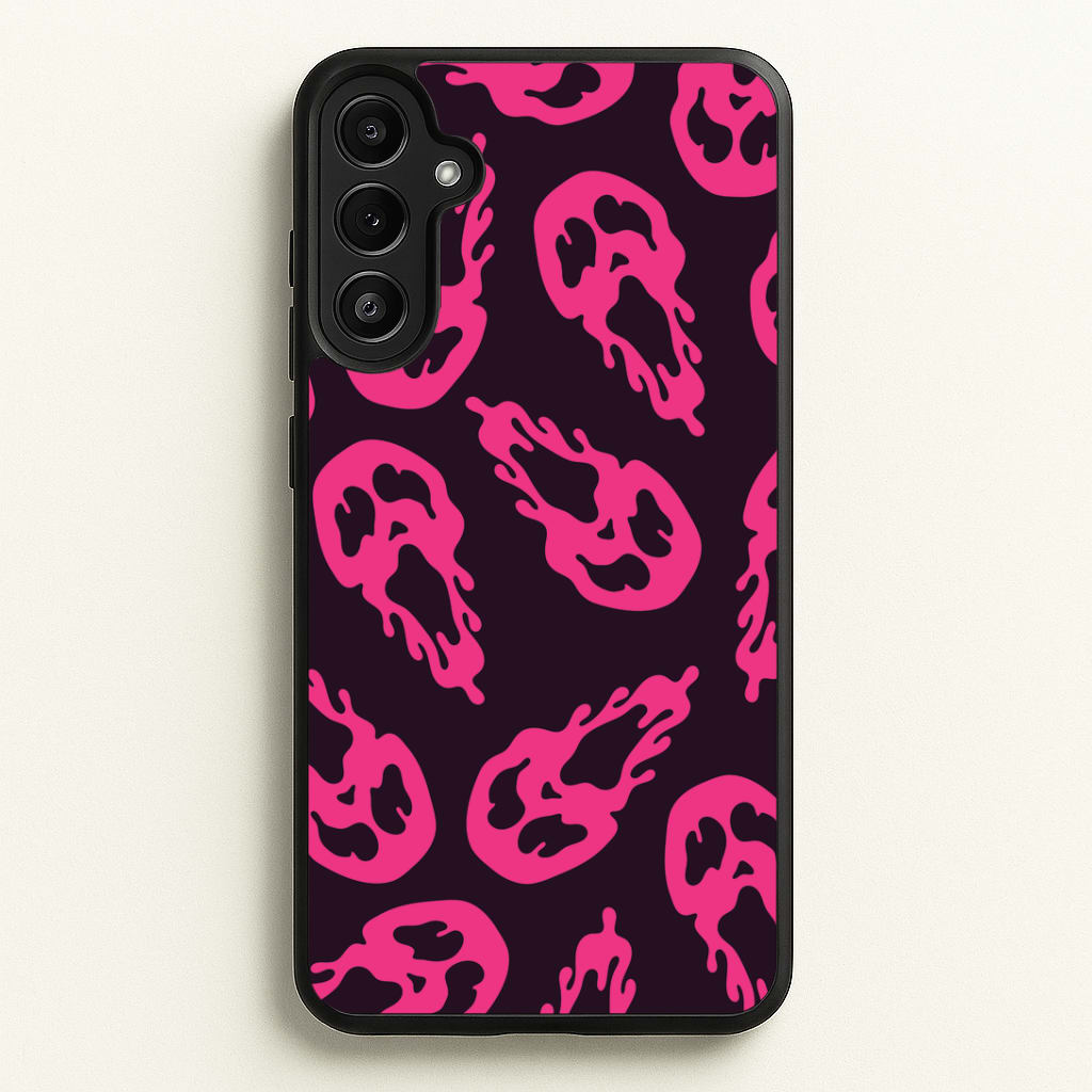 Trippy Ghost Face Pattern Phone Case