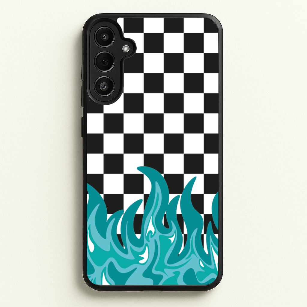 Blue Flame - Skate Aesthetic Phone Case