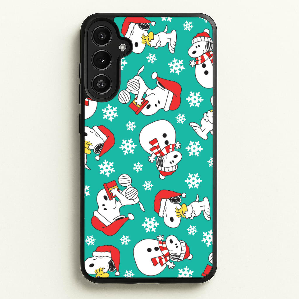 Christmas Cartoon Beagle Pattern Phone Case