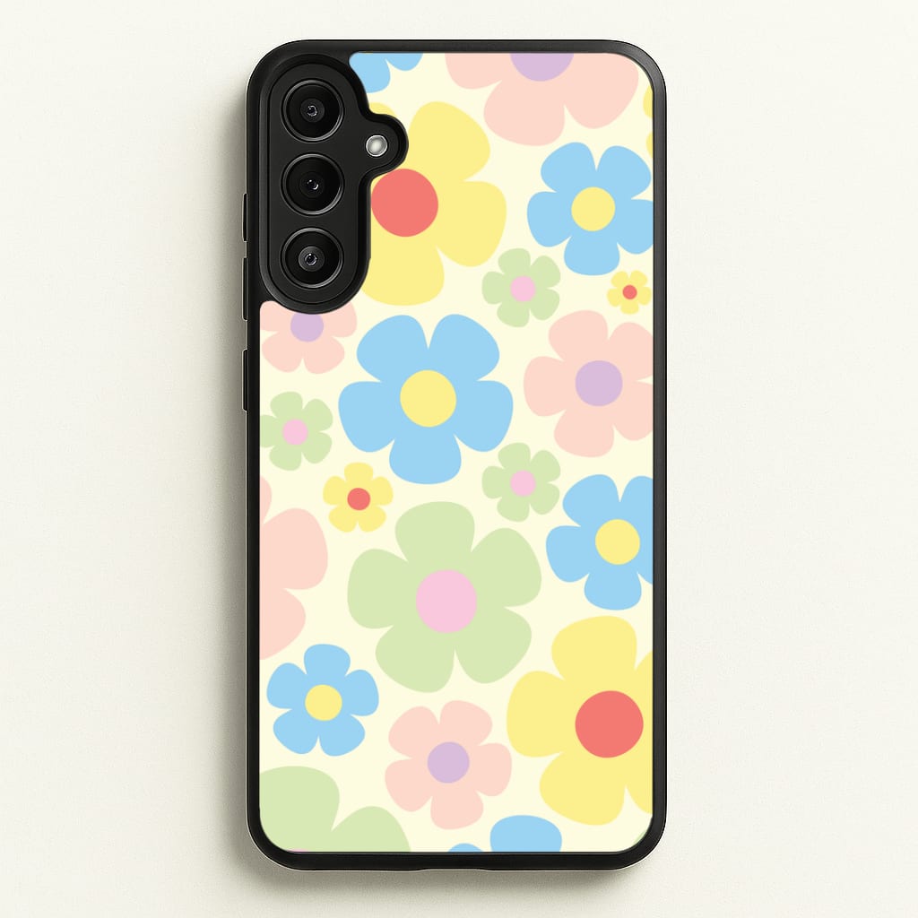 Rainbow Flowers Pattern Phone Case