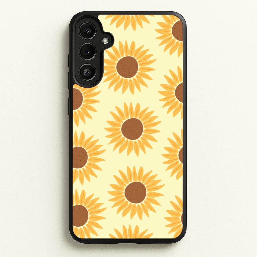 Sunflowers Abstract Pattern Phone Case