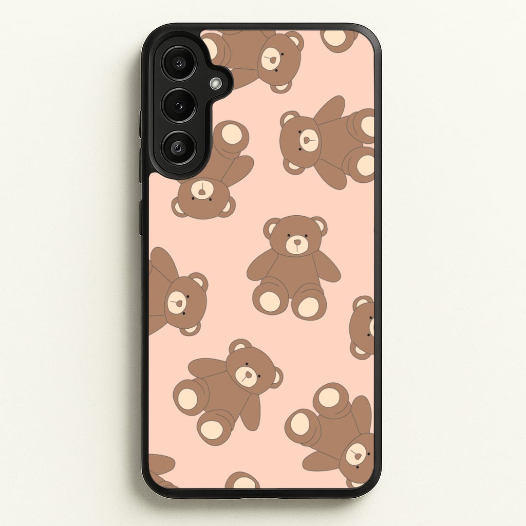 Cartoon Brown Bear Pattern Phone Case