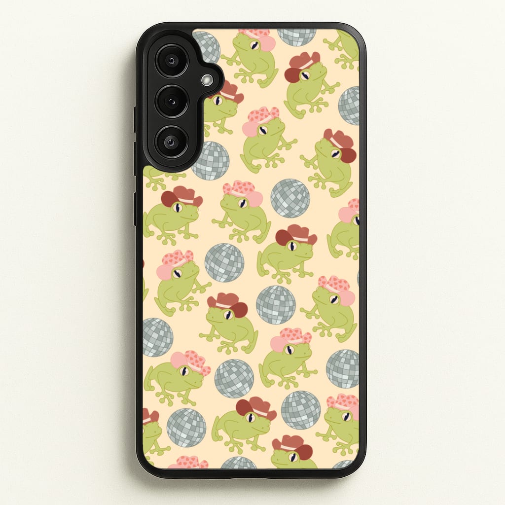 Frogs With Cowboy Hats - Western Phone Case